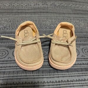 Hey Dude Wendy Sparkling Pink Slip On Shoes Toddler Size 6